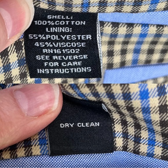 J. Peterman Company Men’s Cotton Checkered Plaid Sports Coat Blazer NWOT Sz 38 - Picture 7 of 16